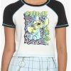 Best deal 💯 Her Universe Disney Lilo & Stitch Warped 👧 Girls Raglan Baby T-Shirt 💯