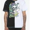 New 🛒 Our Universe Disney Lilo & Stitch Trippy Split Stitch T-Shirt 😍 -lilo and stitch shop 17306120 hi