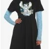 Best Pirce 🧨 Her Universe Disney Lilo & Stitch Trippy Mesh Twofer 👗 Dress 🌟