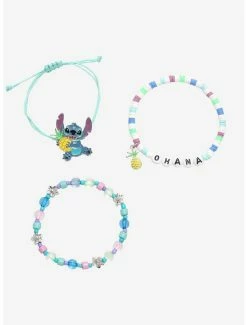 Top 10 🥰 Disney Lilo & Stitch Tropical Pineapple Bracelet Set 🔔