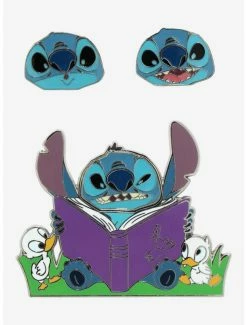 Wholesale 😍 Loungefly Disney Lilo & Stitch Interchangeable Face Enamel Pin 👍