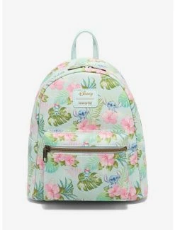Hot Sale 😍 Loungefly Disney Lilo & Stitch Tropical Friends Mini 🎒 Backpack 🔔