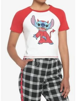 Wholesale โ๏ธ Her Universe Disney Lilo & Stitch Devil ๐ง Girls Raglan Baby T-Shirt ๐ฅ