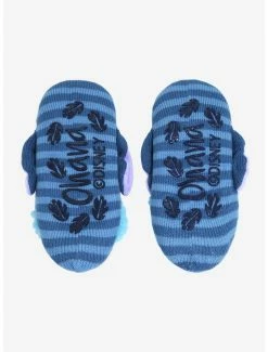 Best Sale 🔥 Disney Lilo & Stitch Stripe Stitch Cozy Slipper 🧦 Socks 🎉 -lilo and stitch shop 18391579 av2