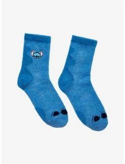 Cheap 👍 Disney Lilo & Stitch Paw Fuzzy 🧦 Socks 👏