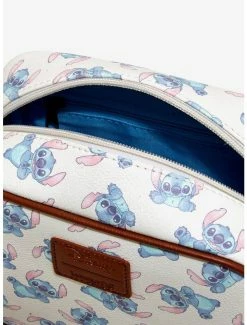 Buy 😀 Loungefly Disney Lilo & Stitch Cream & Brown Camera Bag 😀 -lilo and stitch shop 18422955 av2