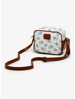 Buy 😀 Loungefly Disney Lilo & Stitch Cream & Brown Camera Bag 😀