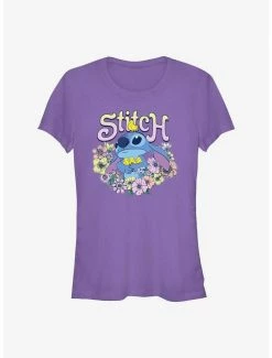 Discount 🥰 Disney Lilo & Stich Springy Stitch 👧 Girls T-Shirt 💯