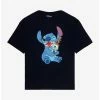 Top 10 🤩 Disney Lilo & Stitch Scrump Hug Boyfriend Fit 👧 Girls T-Shirt 🧨 -lilo and stitch shop 18654077 hi