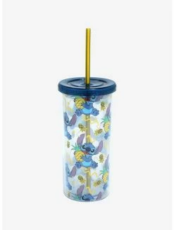 Deals 🎁 Disney Lilo & Stitch Pineapple Acrylic Travel Cup 🧨