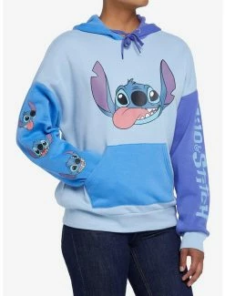 Budget ✨ Disney Lilo & Stitch Color-Block 👧 Girls Hoodie 🔥