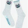 New 🎁 Disney Lilo & Stitch Patch Crew 🧦 Socks ⭐
