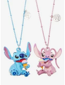 Best deal 😍 Disney Lilo & Stitch Duo Ice Cream Best Friend Necklace Set 😍