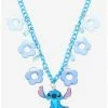Best Pirce 👍 Disney Lilo & Stitch Flower Charm Necklace 👍