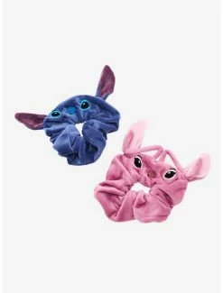 Best Pirce 🌟 Disney Lilo & Stitch Duo 3D Ears Hair Scrunchie Set 🔥
