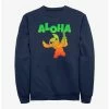 Budget 🎉 Disney Lilo & Stitch Aloha Stitch Sweatshirt 🛒 -lilo and stitch shop 19072571 hi