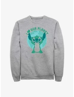 Cheap 🎉 Disney Lilo & Stitch Love Our Planet Sweatshirt 🌟