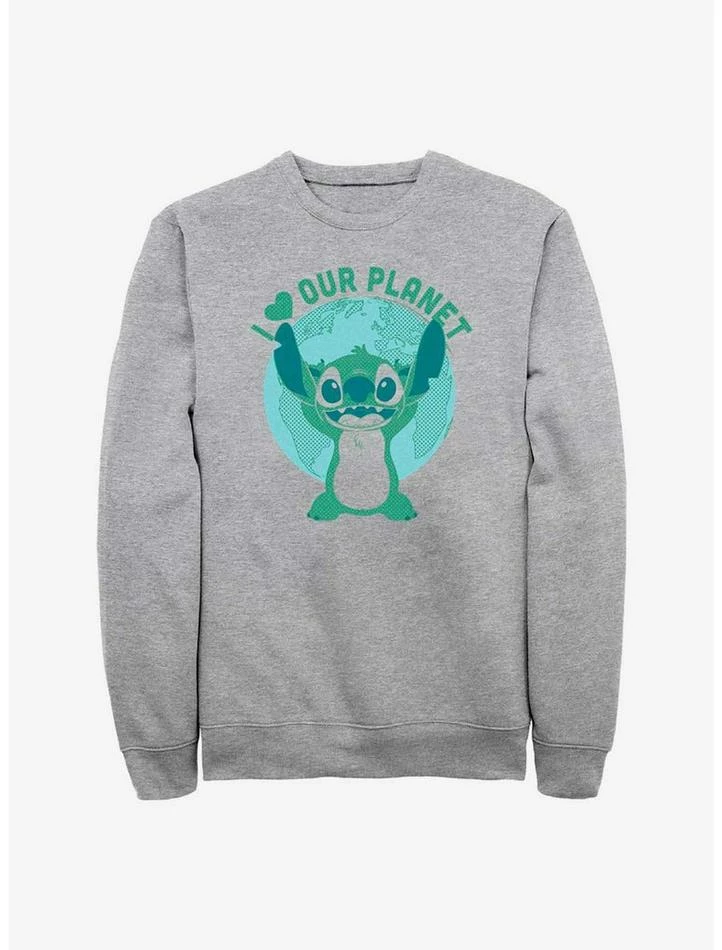 Cheap 🎉 Disney Lilo & Stitch Love Our Planet Sweatshirt 🌟 3 Cheap 🎉 Disney Lilo & Stitch Love Our Planet Sweatshirt 🌟