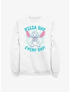 Outlet 😍 Disney Lilo & Stitch Pizza Day Every Day Sweatshirt 😉