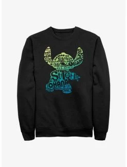 Buy 🧨 Disney Lilo & Stitch Text Fill Sweatshirt ⭐