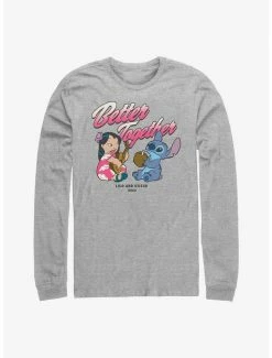 Coupon ✨ Disney Lilo & Stitch Chillin Long Sleeve T-Shirt 🔥