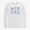 Best Sale 🔔 Disney Lilo & Stitch Faces Of Stitch Long Sleeve T-Shirt 🔥