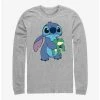 Cheapest 🔥 Disney Lilo & Stitch Froggie Long Sleeve T-Shirt 👏 -lilo and stitch shop 19073296 hi