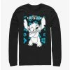 Cheap ⌛ Disney Lilo & Stitch Grumpy Stitch Long Sleeve T-Shirt 🔔 -lilo and stitch shop 19073303 hi