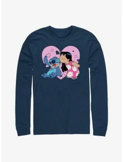 Best Sale ❤️ Disney Lilo & Stitch Kisses Long Sleeve T-Shirt ❤️