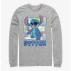 Wholesale 🔥 Disney Lilo & Stitch Pattern Stitch Long Sleeve T-Shirt 👏 -lilo and stitch shop 19073387 hi