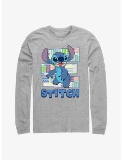 Wholesale 🔥 Disney Lilo & Stitch Pattern Stitch Long Sleeve T-Shirt 👏
