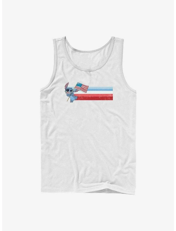 Best Pirce ⭐ Disney Lilo & Stitch Patriotic Stitch Tank ⌛ 3 Best Pirce ⭐ Disney Lilo & Stitch Patriotic Stitch Tank ⌛