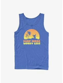 Discount 🔥 Disney Lilo & Stitch Surf More Worry Less Tank 👏