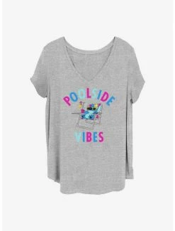 Best reviews of ⭐ Disney Lilo & Stitch Poolside Vibes 👧 Girls T-Shirt Plus Size 🔔