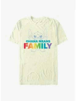 Promo 🛒 Disney Lilo & Stitch Ohana Pride T-Shirt 😀