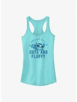Brand new 💯 Dsny Lilo Stch Fluffy Horoscope 👧 Girls Tank 🎉
