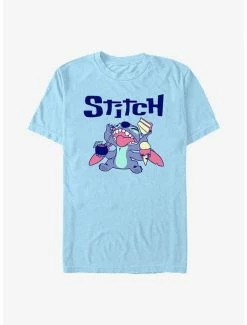 Best Pirce 👏 Dsny Lilo Stch Stitch Eat T-Shirt 🥰