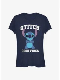 Flash Sale 🎁 Dsny Lilo Stch Stitch Good Vibes 👧 Girls T-Shirt 😍