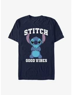 Outlet 🧨 Dsny Lilo Stch Stitch Good Vibes T-Shirt 😉