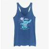 Best Pirce 😍 Dsny Lilo Stch Stitch Tropicool 👧 Girls Raw Edge Tank 🔔 -lilo and stitch shop 19464111 hi
