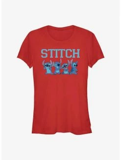 Cheapest 😍 Dsny Lilo Stch The Stitches Happy Stitch 👧 Girls T-Shirt 😉