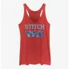 Brand new 😍 Dsny Lilo Stch The Stitches Happy Stitch 👧 Girls Raw Edge Tank 🎉 -lilo and stitch shop 19464153 hi