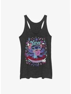Coupon 👏 Dsny Lilo Stch Very 👧 Girls Raw Edge Tank ✔️