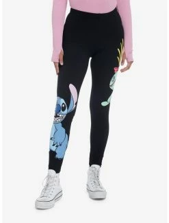 Outlet 😀 Disney Lilo & Stitch Scrump & Stitch Leggings ⭐