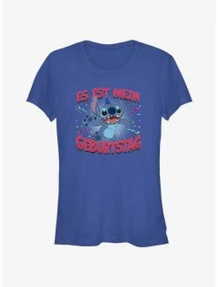 Budget ✨ Disney Lilo & Stitch German It's My 🎂 Birthday 👧 Girls T-Shirt 🧨