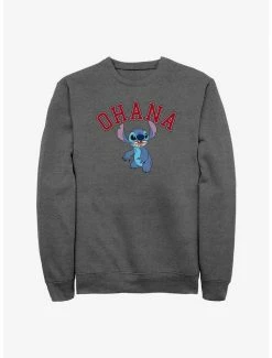 Outlet 💯 Disney Lilo & Stitch Ohana Collegiate Sweatshirt 👍