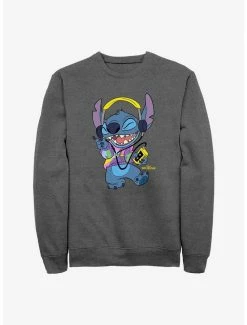 Budget ✔️ Disney Lilo & Stitch Rockin' Stitch Sweatshirt ✨