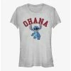 Flash Sale 😍 Disney Lilo & Stitch Ohana Collegiate 👧 Girls T-Shirt 🔥 -lilo and stitch shop 19734642 hi