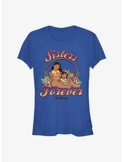 Outlet 👏 Disney Lilo & Stitch Sisters Forever 👧 Girls T-Shirt 🥰