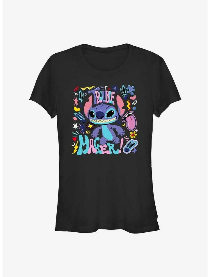 Best deal 🛒 Disney Lilo & Stitch Trouble Maker 👧 Girls T-Shirt ✔️ 3 Best deal 🛒 Disney Lilo & Stitch Trouble Maker 👧 Girls T-Shirt ✔️